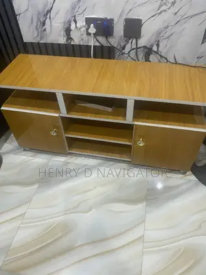 Brown TV Shelf