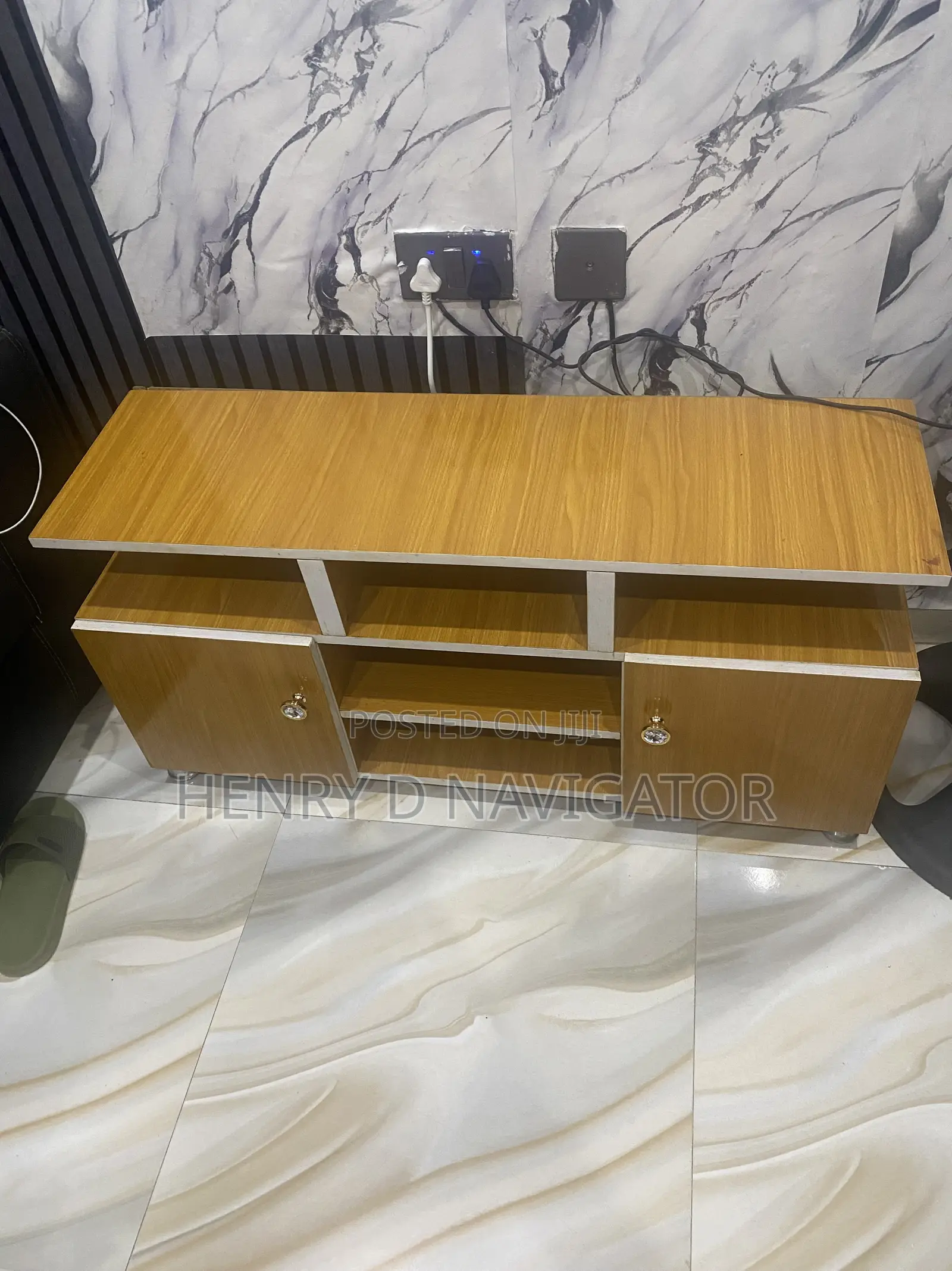 Brown TV Shelf