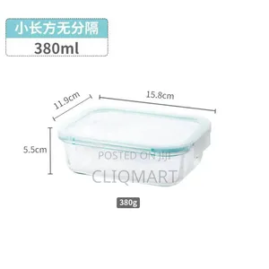 Glass Food Storage Set 3 – Airtight Borosilicate Meal Bowls With Lid