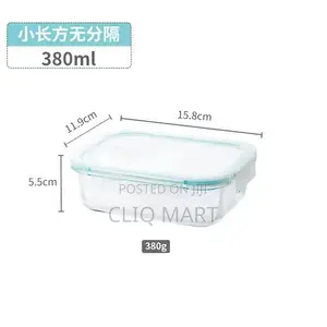 Glass Food Storage Set 3 – Airtight Borosilicate Meal Bowls With Lid