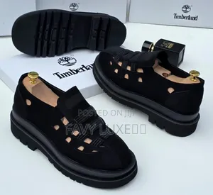 Timberland Black Sandals With Adjustable Strap