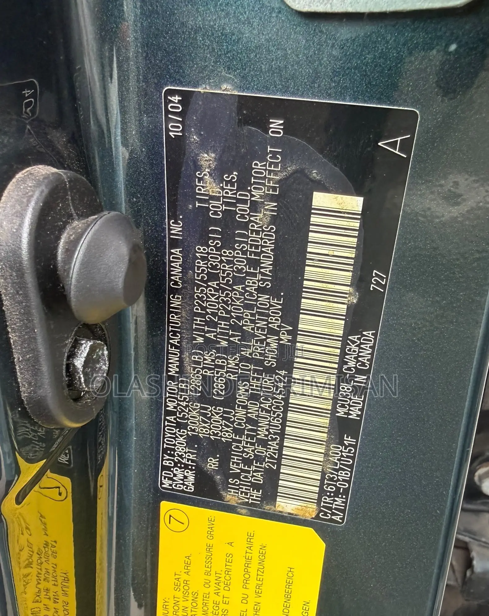 Lexus RX 2005 Gray