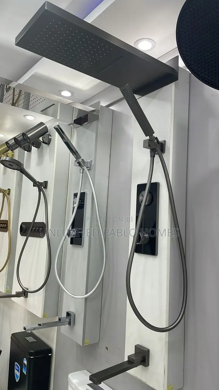 Smart Digital LED Shower Panel With Rainfall Handheld Set