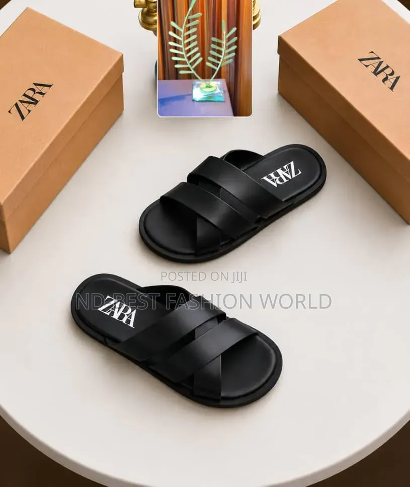 Brown  Leather Slippers