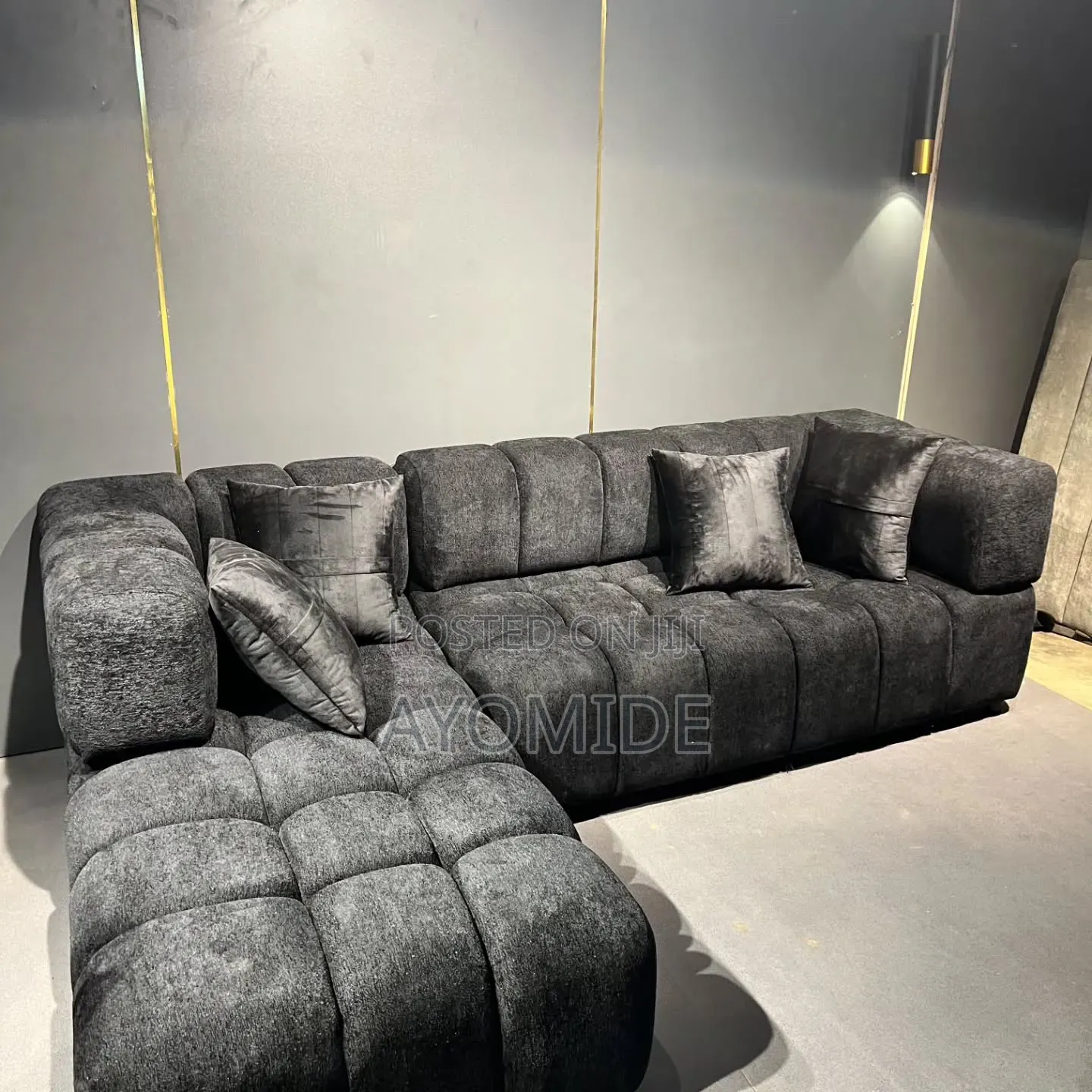 L-Shape Block Sofa Chair