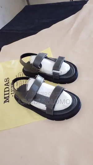 Gray Double Strap Slingback Sandal