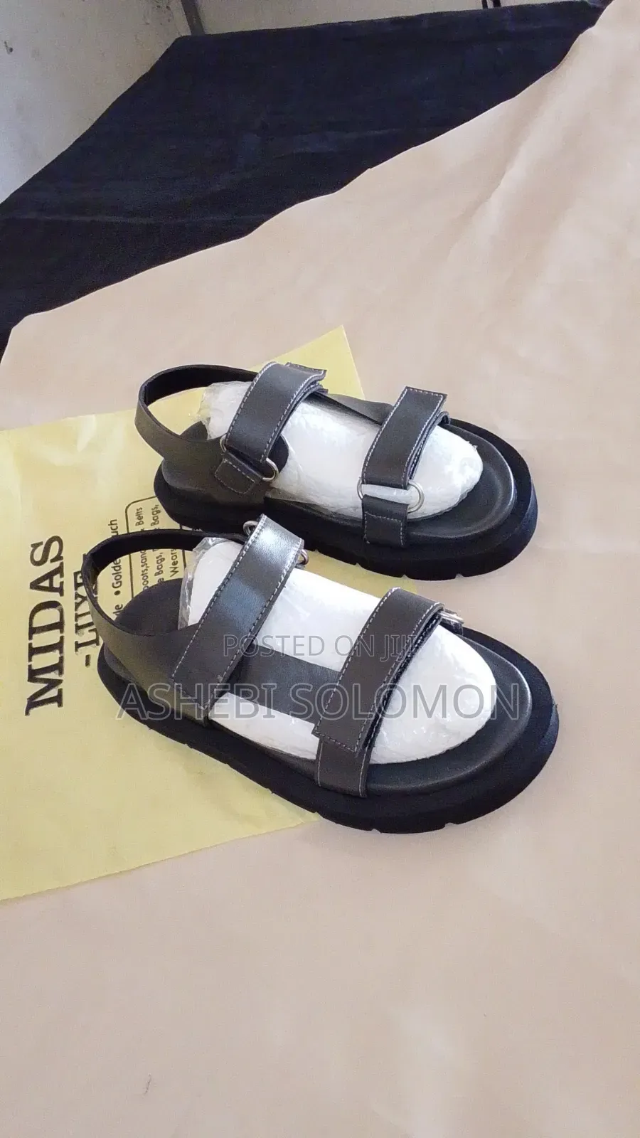 Gray Double Strap Slingback Sandal