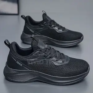 Quality Black Sneakers Size 44 to 48