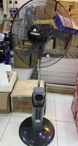 Qasa 18 Inches Solar Jazz Fan With Speaker