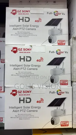 GZ-Sony 5MP Ultra-Hd 4G LTE Intelligent Solar Energy Alert PTZ Camera