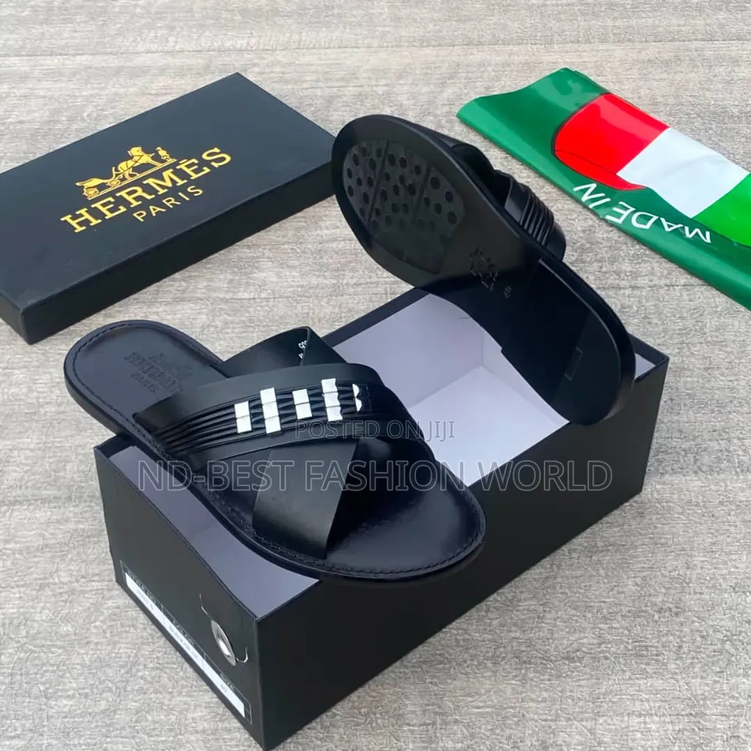 Best Leather Hermes Slippers