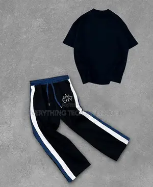 City Quality Shirt and Side Stripe Joggers Pant