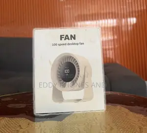 Desktop Rechargeable Fan With Display Screen