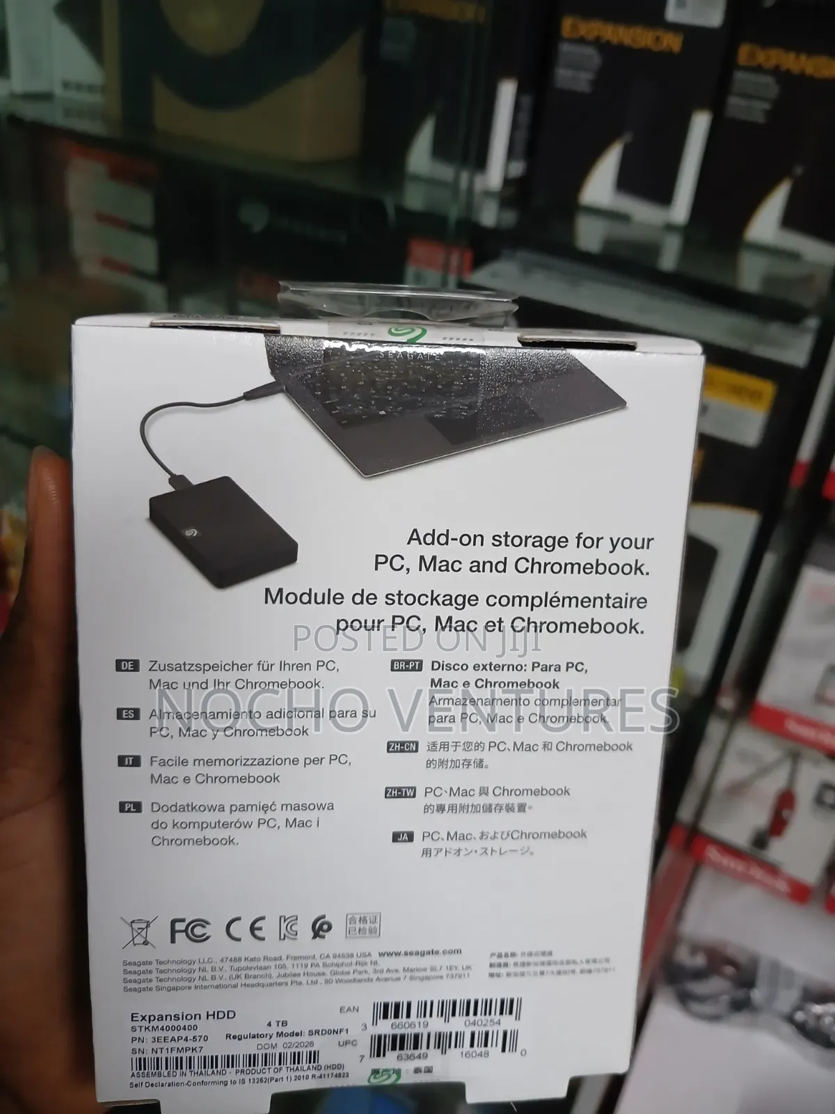 Seagate 4Tb Expansion Portable External Hard Drive