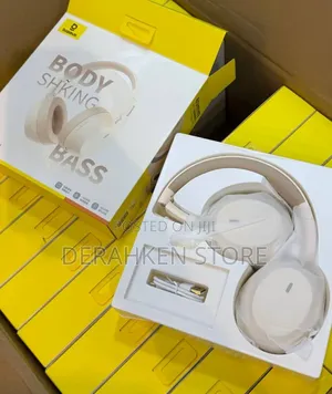 Baseus Bass 35 Max Wireless Headphones – Body-Shaking Bass, -30dB ANC,