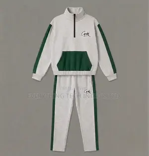 Quarter Zip Pullover Sweatshirt With Joggers Pant