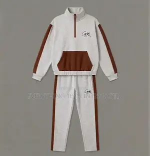 Quarter Zip Pullover Sweatshirt With Joggers Pant