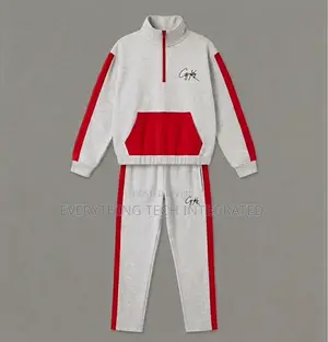 Quarter Zip Pullover Sweatshirt With Joggers Pant