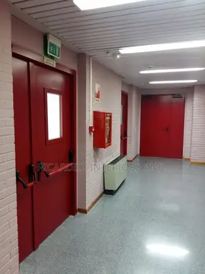 Steel Fire Exit Door With Panic Push Bar