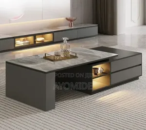 Modern Center Table With LED Light