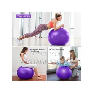 75cm Exercise Gym Yoga Ball – Fitness, Pregnancy + Free Pump