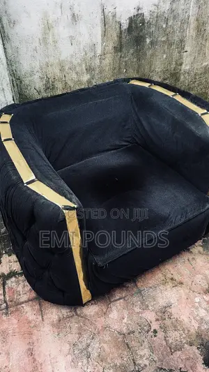 Black and Gold Color Sofa Chair for Sale at an Affordable Price