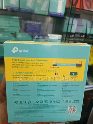 TP-Link TL-WN725n 150 MBPS Wireless Nano USB Adapter