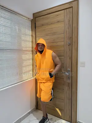 City Gym 2pcs Sleeveless Hoodie and Short Pant