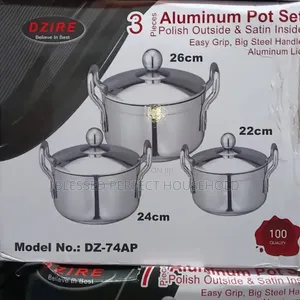 3 Set Aluminum Pot 8