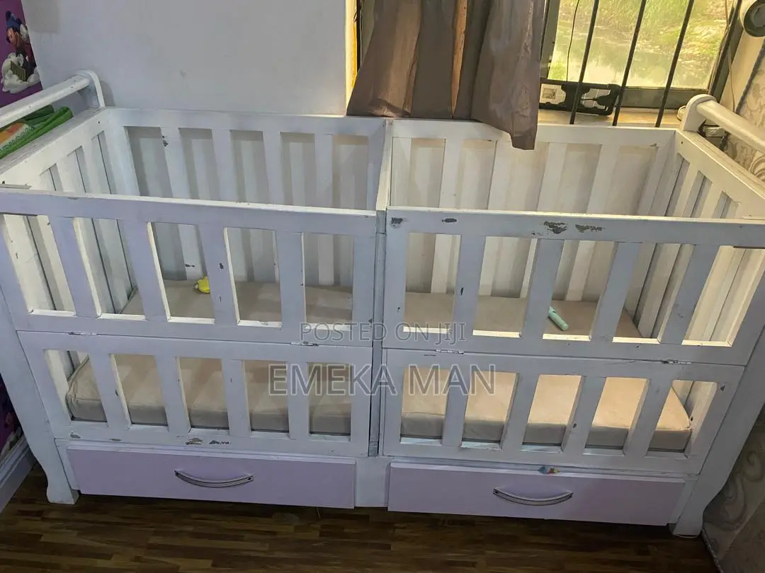 2 in 1 Twin Baby Cot