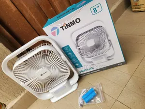 8 Inch Rechargeable Table Fan _ 3000mAh Lithium Battery