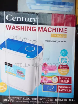 9.5KG Inverter Friendly Washing/Spinning Twin Tub Machine
