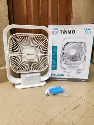 Portable Rechargeable Standing Fan _ 8 Inch Tinmo