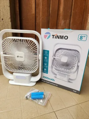Portable Rechargeable Standing Fan _ 8 Inch Tinmo