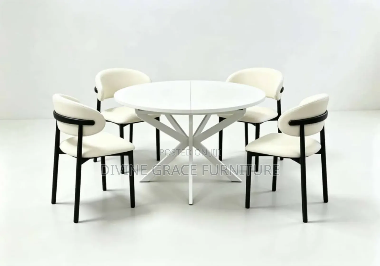 Adjustable Wooden Dining Table Set