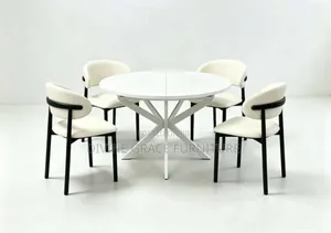 Adjustable Wooden Dining Table Set