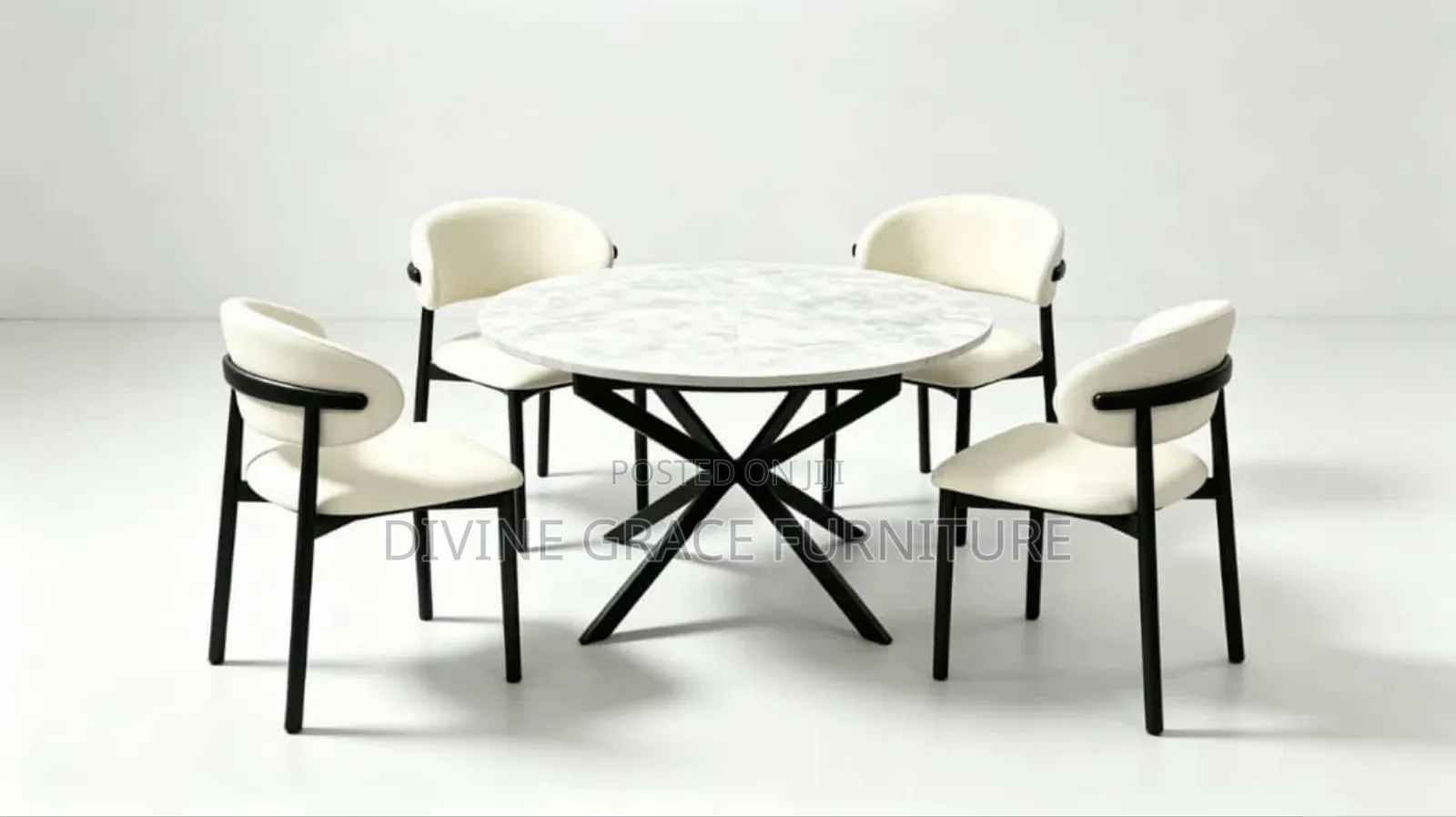 Adjustable Wooden Dining Table Set