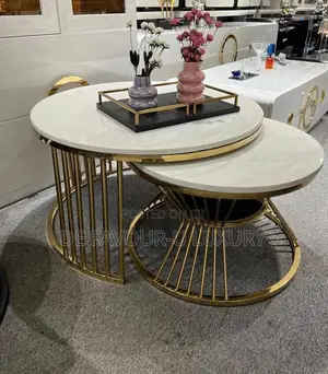 Marble Center Tables 1+1
