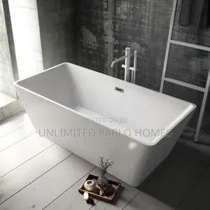 Free Standing Bathtub With Mixer and Tub