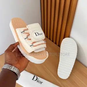 Clarks Double Slide Strap Slippers and Pam