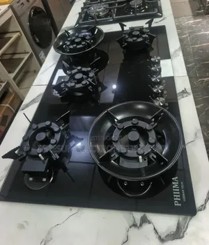 Original PHIIMA German Technology Built-in 5 Burners Flip Up Gas HOB.