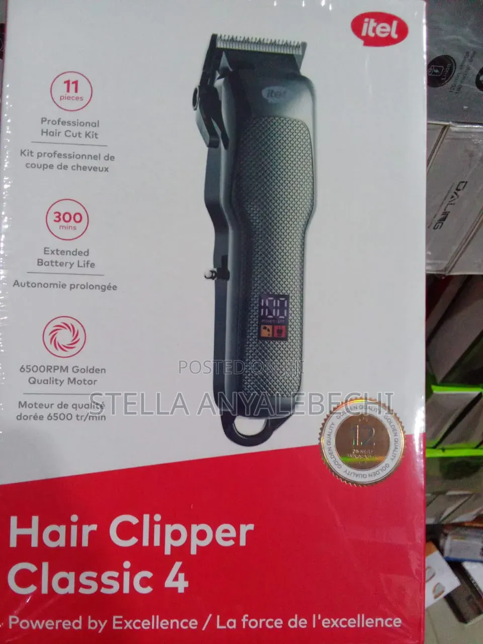 Itel Quality Rechargeable Hair Clipper Barbers Best
