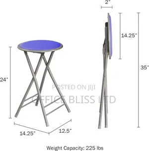 Modern Portable Foldable Metal Stool for Bedroom Kitchen