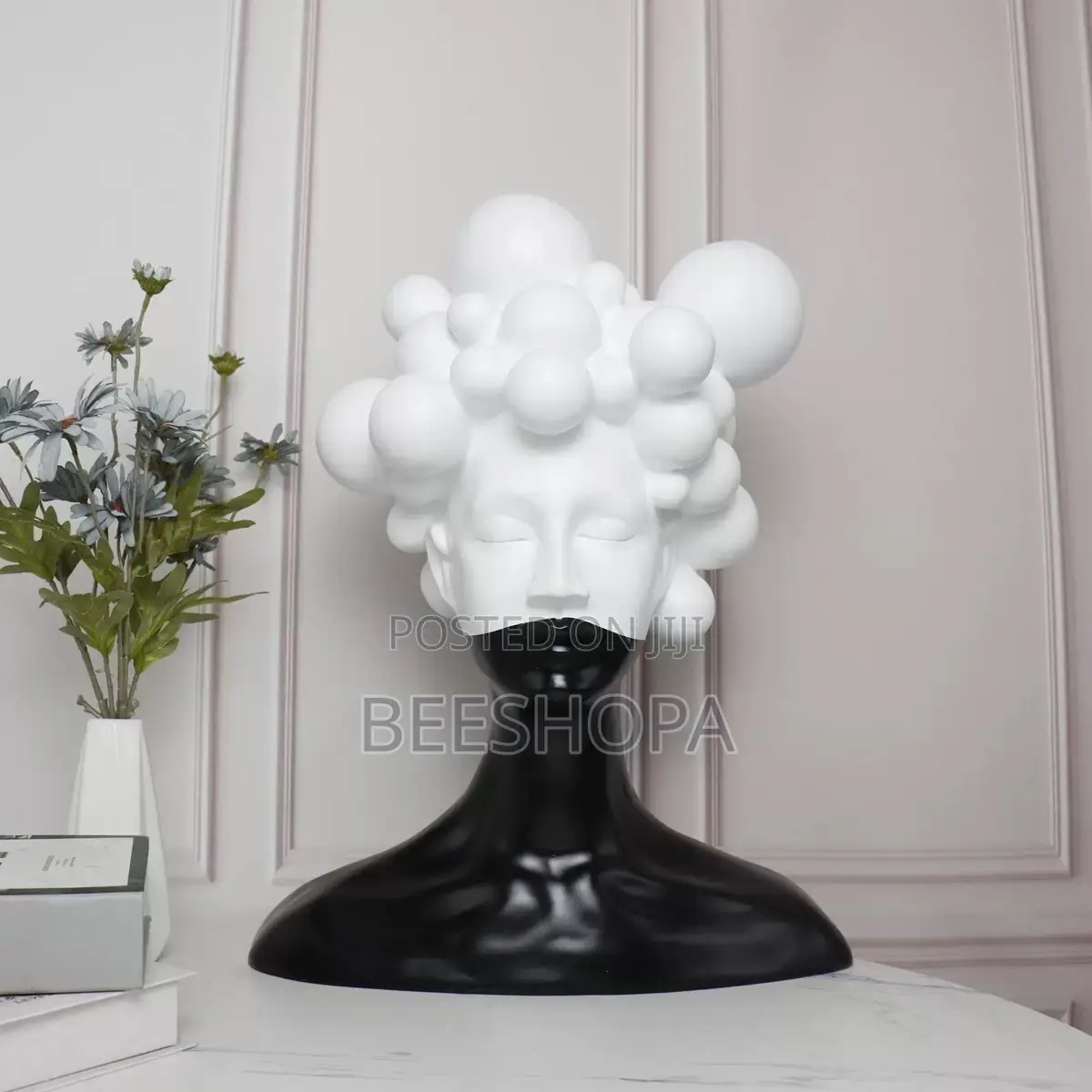 Large Size Modern Head Bubble Sculpture Ornaments