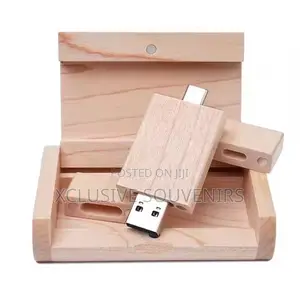 2 in 1 OTG USB Wooden Pendrive Type-C USB Flash Drive