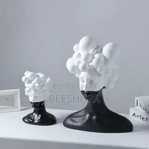 Large Size Modern Head Bubble Sculpture Ornaments
