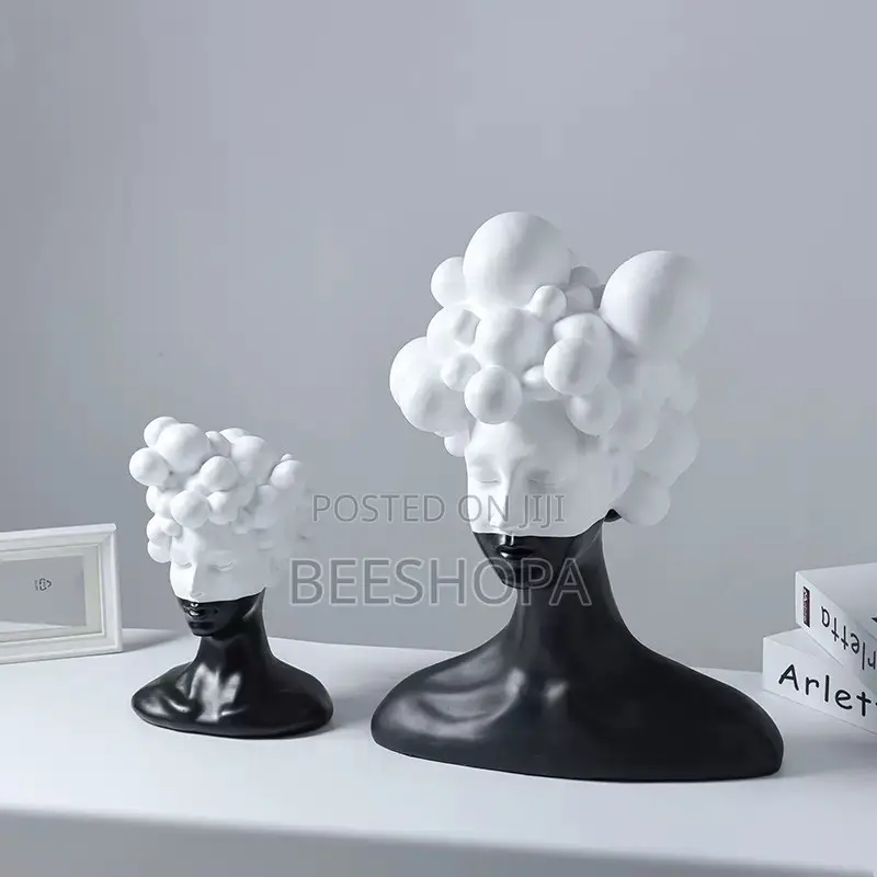 Large Size Modern Head Bubble Sculpture Ornaments