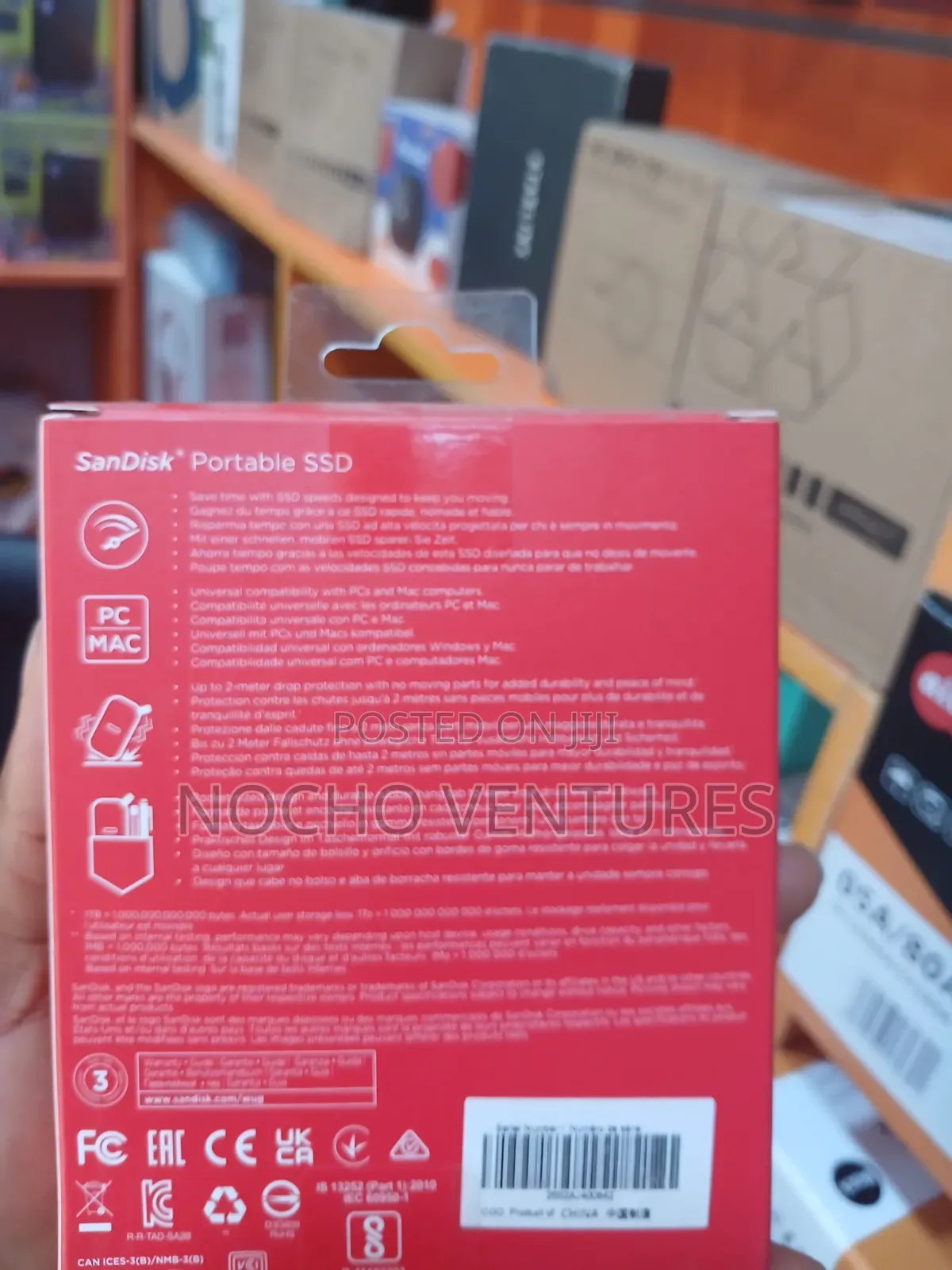 SanDisk 1TB Portable SSD 800mbps
