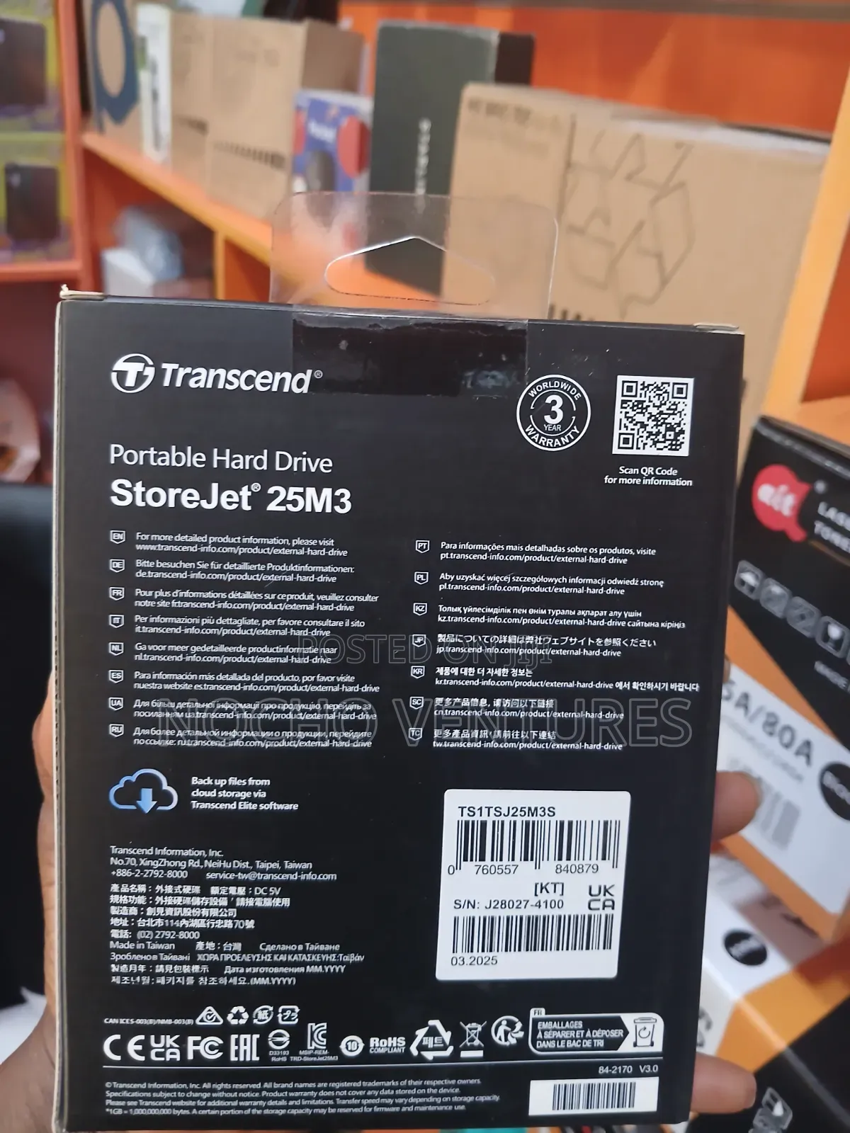 Transcend 1Tb External Storage