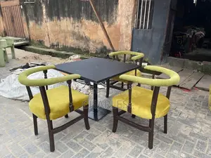 Set of Three Chairs With Table